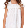 Grace Karin Crianças Crianças Meninas Cap Sleeve Redonda Redonda White Lace Flower Girl Dress CL010443-1